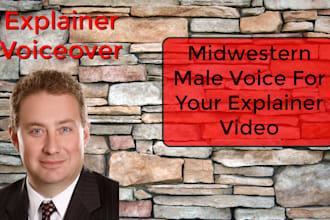 provide a male american voice for your explainer video