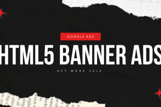 design professional HTML5 and amp banner ad design services