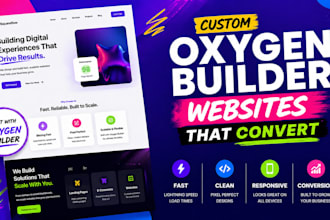 create oxygen builder website