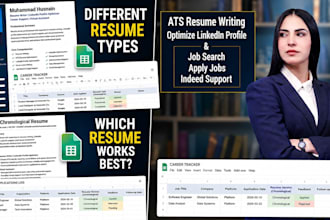 help in job search and apply, resume and linkedin