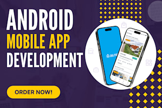 be your andorid app developer for android app developement using java or kotlin