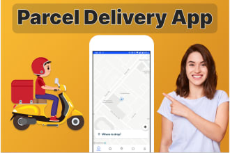 develop package parcel courier delivery mobile app ups fedex
