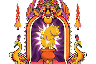 design colorfull vector illustrations for your business