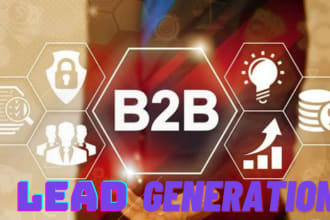 do highly targeted b2b linkedin lead generation and email list building