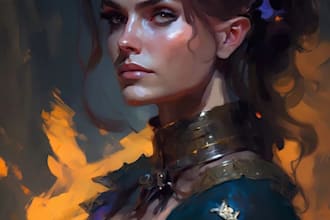 draw your fantasy character illustration