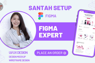 do website ui ux design figma adobe xd, illustrator website template, mockup