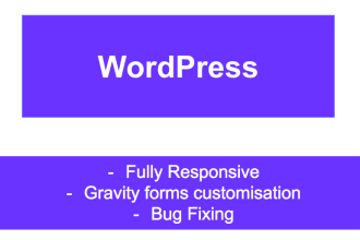 customise gravity forms and other plugins on wordpress website