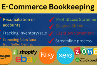 do ecommerce businesses bookkeeping on accounting software and spreadsheets