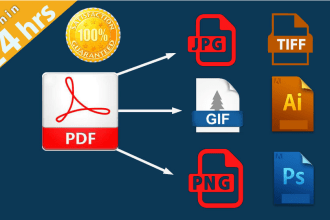 convert word, pdf, png, jpeg 12hrs