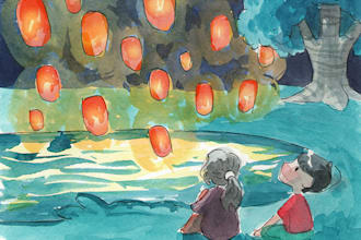 draw children illustrations for books