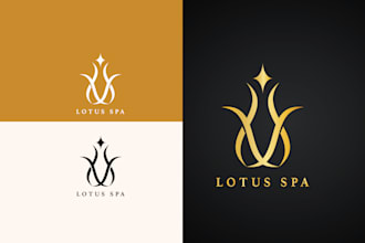 create minimalist, spa logo for your business