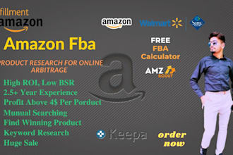 be your expert amazon virtual assistant, amazon  fba va and product research