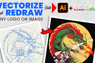 vectorize your drawing and image