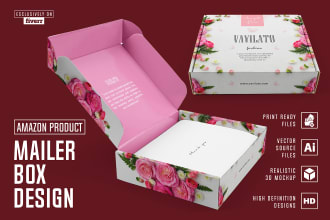 create subscription box design, mailer box, packaging box design
