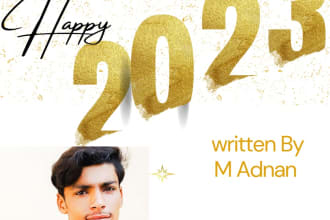 create happy new year cards 2023 design