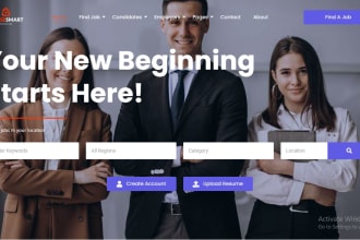 build recruitment website, job board website, agency website