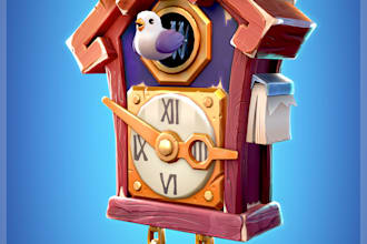 do stylized assets props 3d modeling, sculpting, texturing