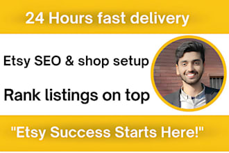 do etsy seo to increase sales and etsy shop set up