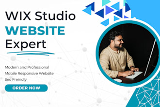design wix studio website, develop wix studio and fix wix stduio web for mobile