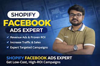 create shopify facebook ads campaign with low cost and best ROI