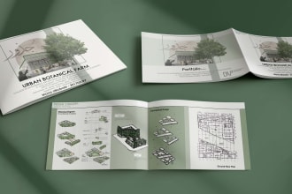 design a professional CV and architectural portfolio
