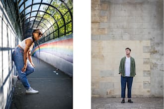 take beautiful portraits at a london location