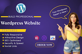 design a fully responsive wordpress website