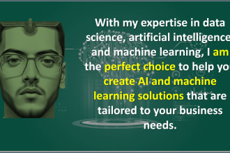 expert data scientist for ai and machine learning solutions