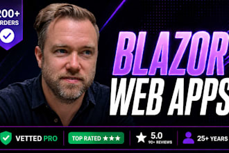 build your blazor server app
