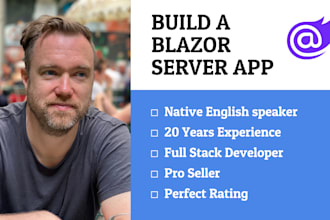build your blazor server app