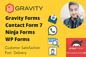 fix or design wordpress contact form 7 and gravity form