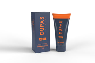 design packaging box and 3d rendering mockup for amazon ebay or ecommerce