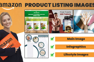 design amazon product listing lifestyle info graphic images