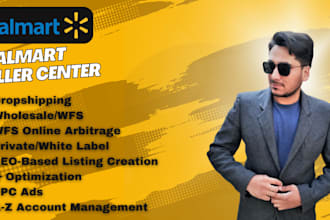 do walmart listings, product research, virtual assistant for walmart wfs, fbm