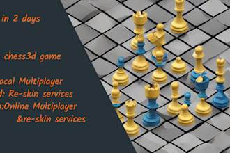 develop a chess multiplayer game in unity3d