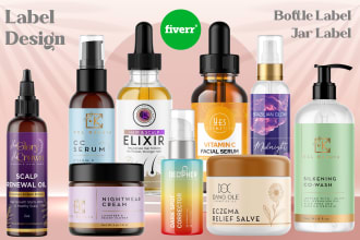 do label design of cbd cosmetic candle supplement products