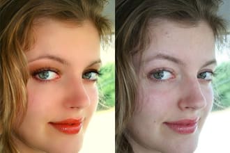 do any photo retouching, background removal and enhancements