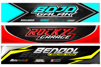 create awesome design a professional racing banner
