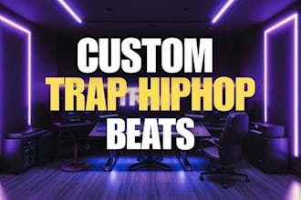 make custom trap or hiphop beat