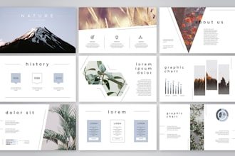 design impressive and animated powerpoint presentation