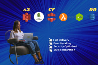 develop AWS lambda functions with api gateway, dynamodb, s3