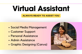 be your admin assistant and customer support associate