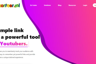 create saas ready bio links, URL shortener, qr code generator platform
