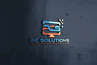 make a super unique computer logo design for your brand