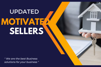 provide real estate motivated sellers leads with skip traced
