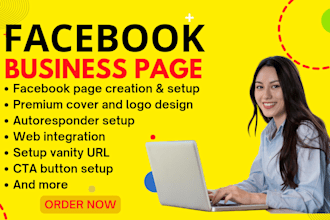 creat impressive facebook business page, fan page
