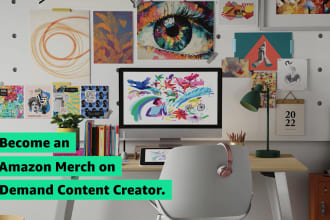 help you to create your own merch on demand account
