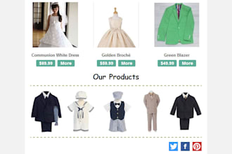 create mailchimp email template with its inbuilt editor