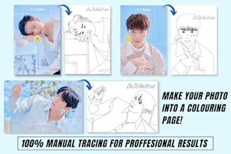 convert your image to coloring page
