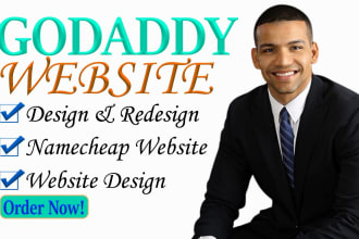 setup godaddy website design godaddy website redesign website design namecheap